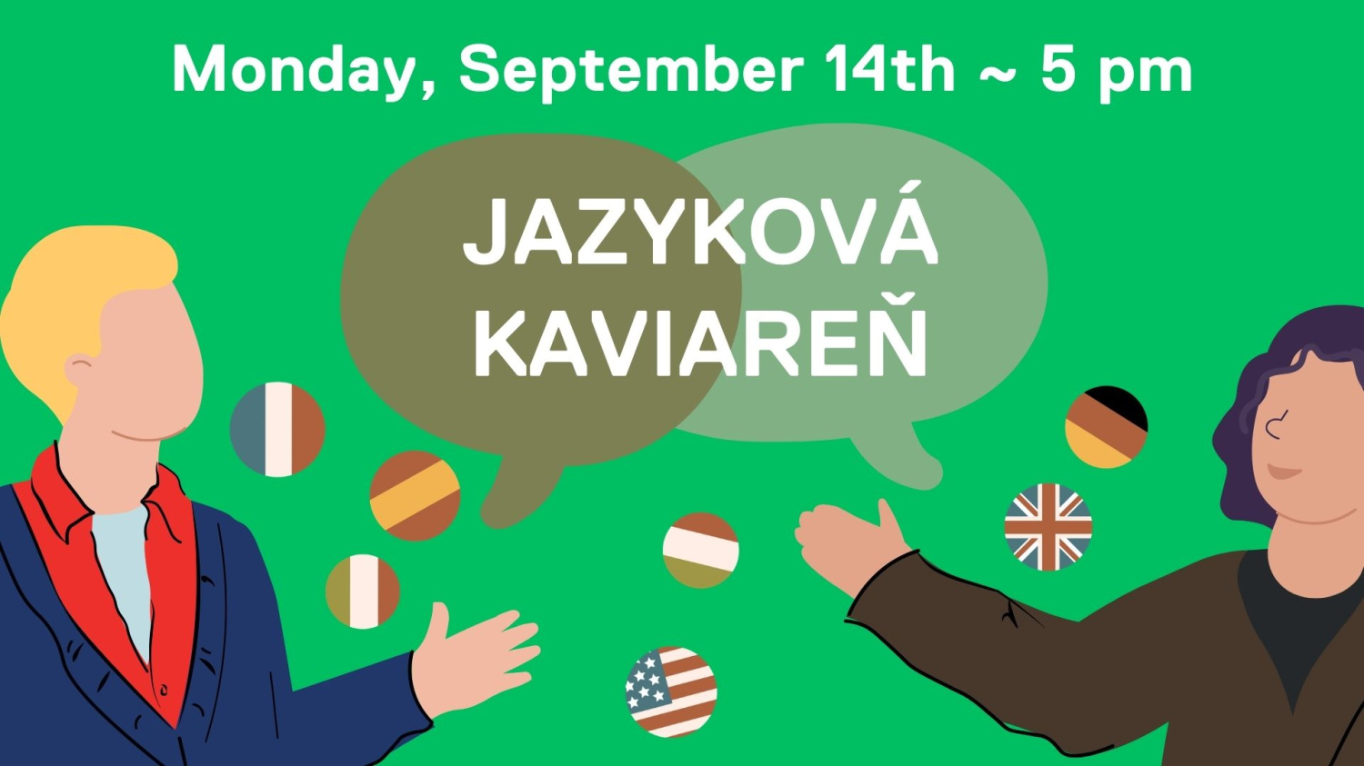 Jazyková kaviareň | Kácečko | 17:00